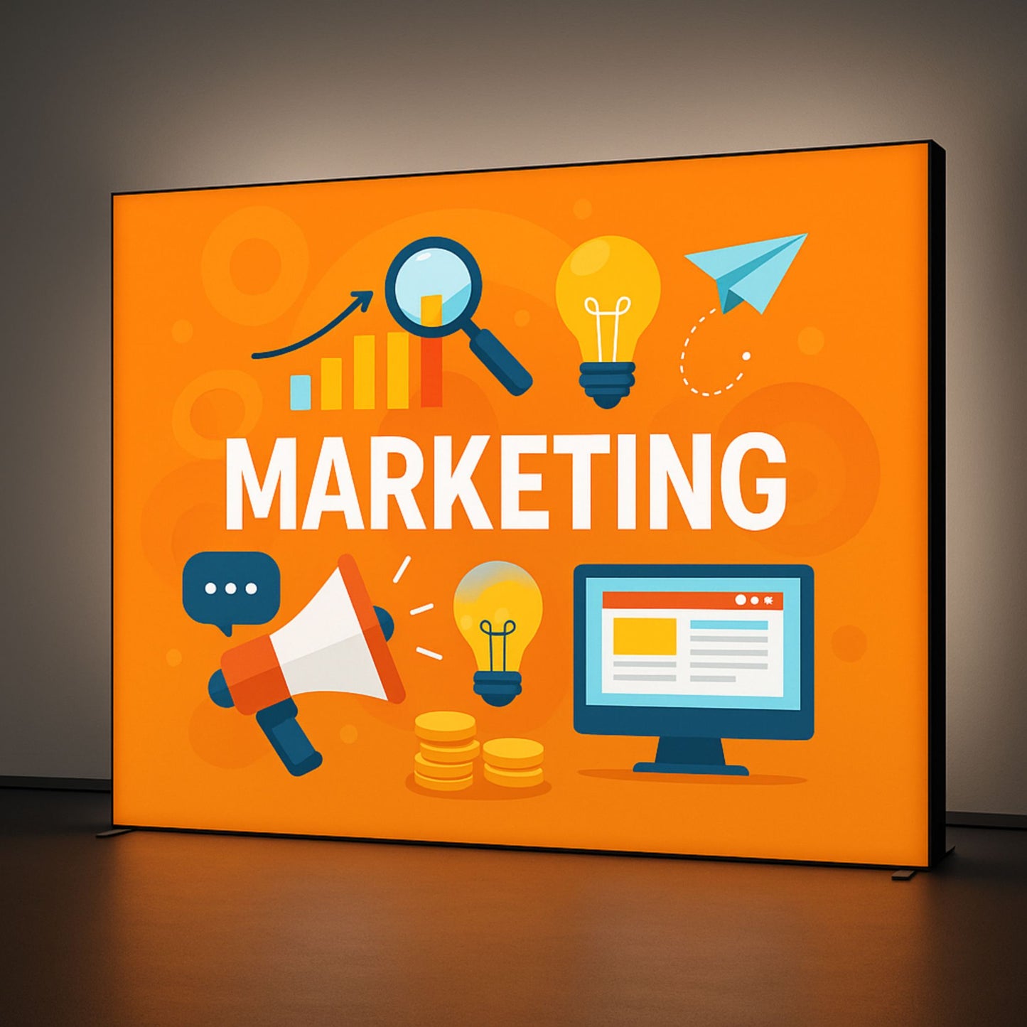 10ft SEG Backlit Fabric Display