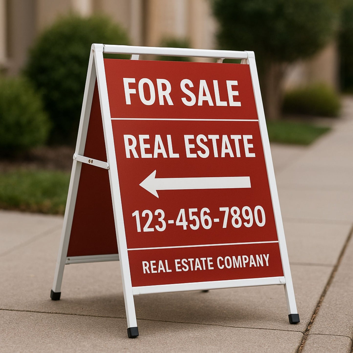 Real Estate A-Frame Signs | Steel Frame Property Sign Displays