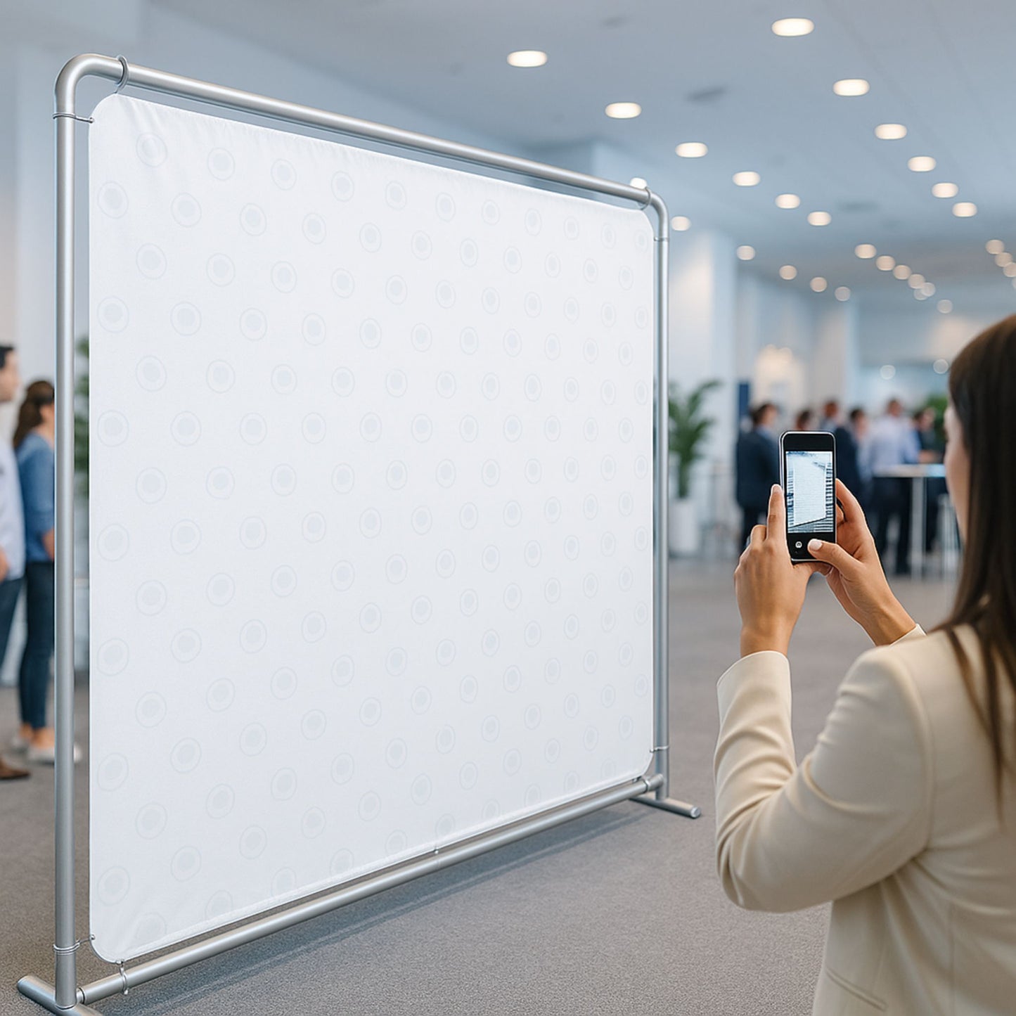 Step and Repeat Backdrop | Adjustable Fabric Photo Wall Display
