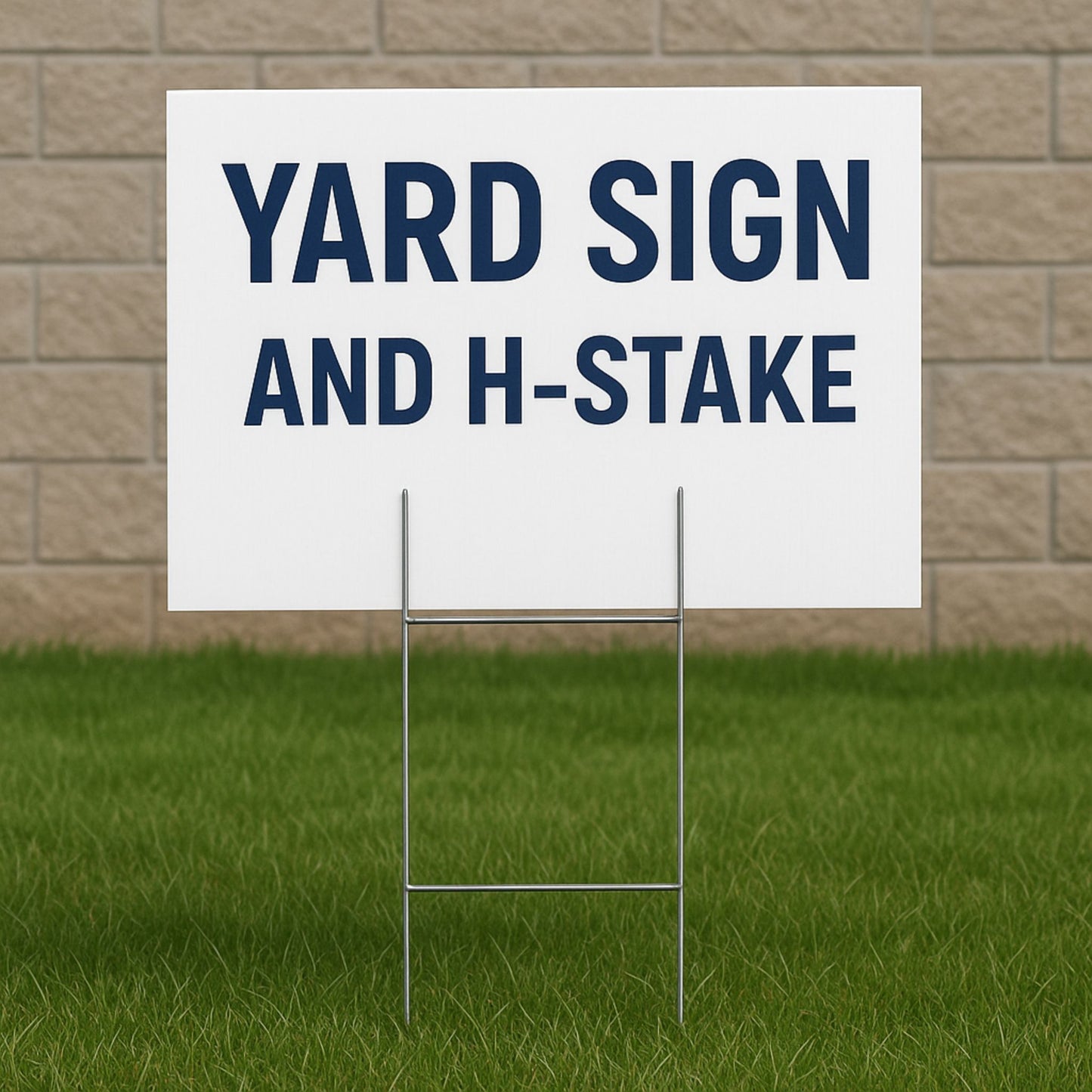 Yard Sign and H-Stake | Outdoor Coroplast Signs
