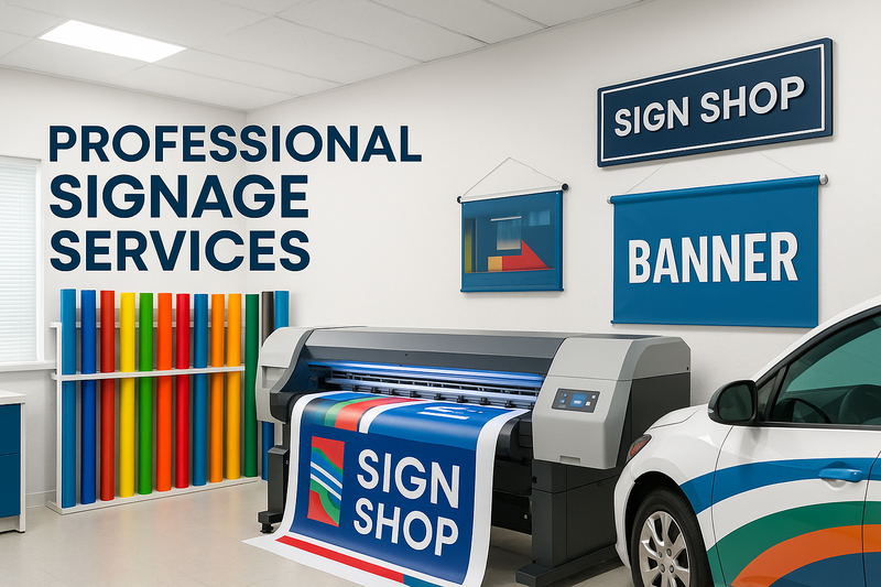 horizontal image for signage services