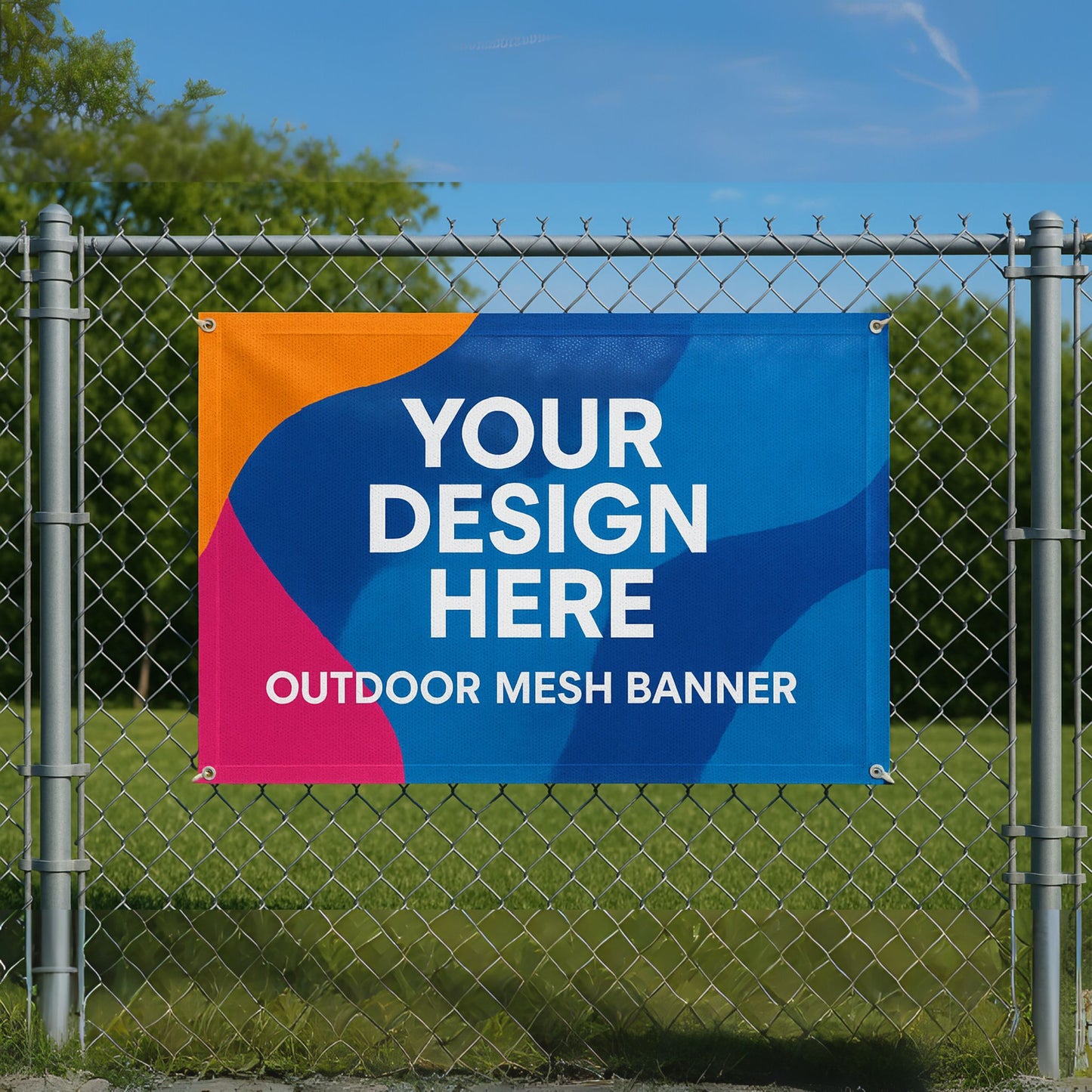 Custom Mesh Banner Printing – Durable Outdoor Banners for Windy Areas