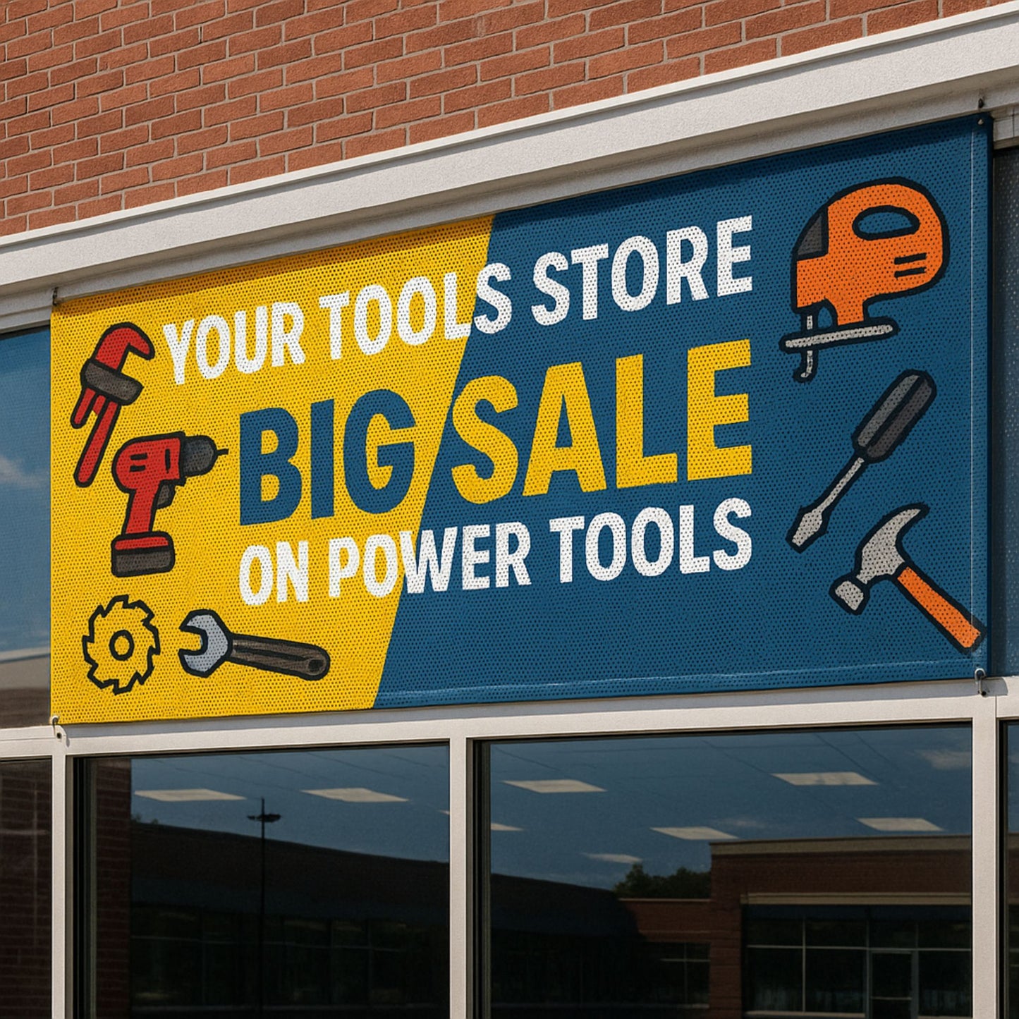 Custom Mesh Banner Printing – Durable Outdoor Banners for Windy Areas