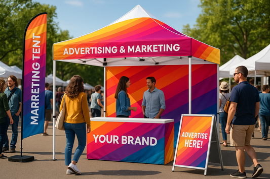 The 10x10 Event Tent is the next level in outdoor advertising.