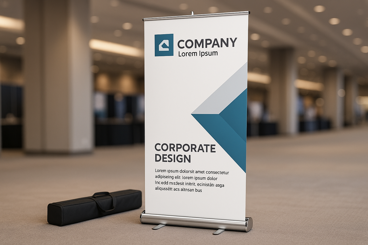 The Deluxe Retractable Banner Stand is a step-up from our standard model — offering a premium presentation with upscale aluminum hardware, chrome endcaps, and an adjustable height pole. It’s the perfect choice for trade shows, conferences, and high-visibility indoor events where first impressions matter. When not in use, the banner retracts smoothly into its sturdy base for easy transport in the included carrying bag.