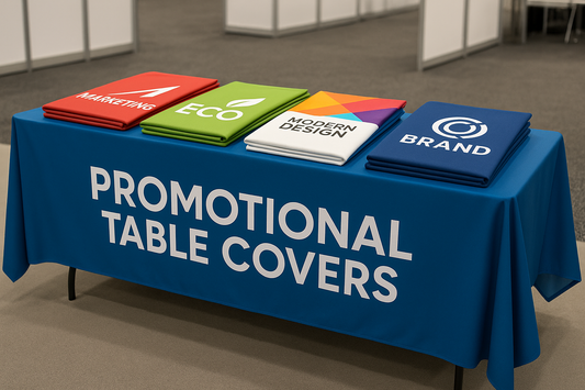 6ft Table Cover, on tabel place promotional covers