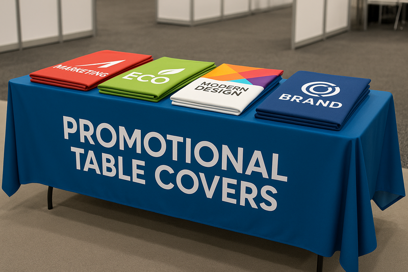 6ft Table Cover, on tabel place promotional covers
