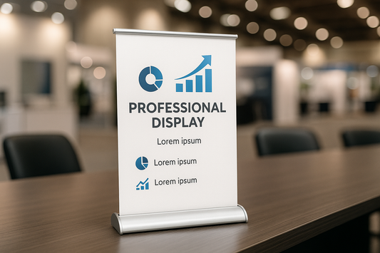 The Table Top Banner Stand — also known as the Mini Retractable Banner Stand — is the perfect solution for compact yet professional tabletop displays. Designed for trade shows, presentations, and retail counters, this sleek and durable stand brings the same premium quality of our full-size retractables in a smaller, travel-friendly size.
